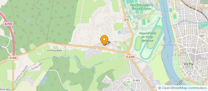localisation de l'entreprise CLINIQUE LA VIGIE  BELLERIVE SUR ALLIER