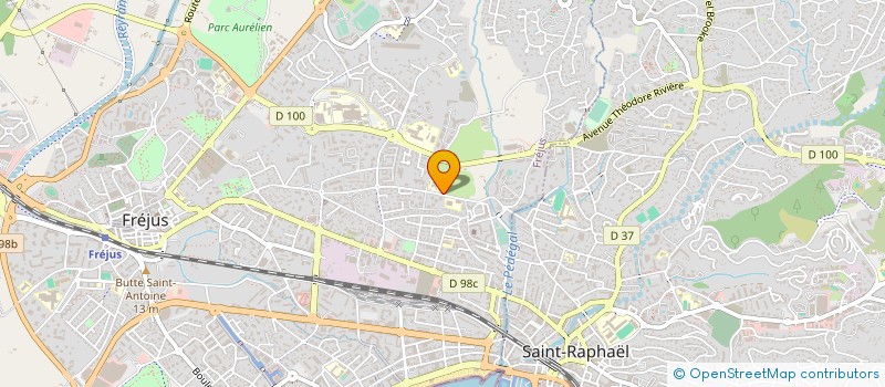 localisation de l'entreprise CLINIQUE LES LAURIERS à FREJUS