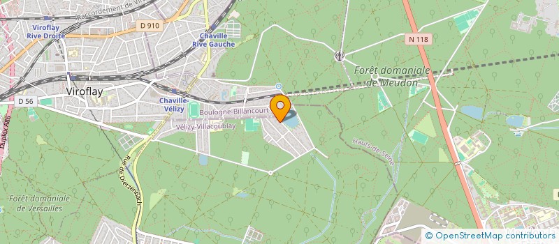 localisation de l'entreprise CLINIQUE MAILLOT  VELIZY-VILLACOUBLAY