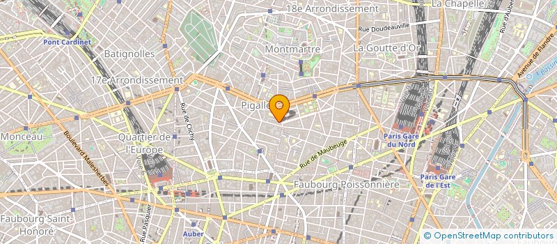 localisation de l'entreprise CLINIQUE MARIE-LOUISE à PARIS