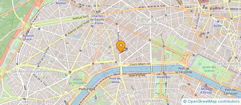 localisation de l'entreprise CLINIQUE MATIGNON GEORGES V à PARIS