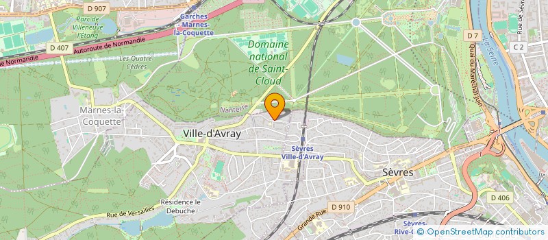 localisation de l'entreprise CLINIQUE MEDICALE DE VILLE D'AVRAY à VILLE-D'AVRAY