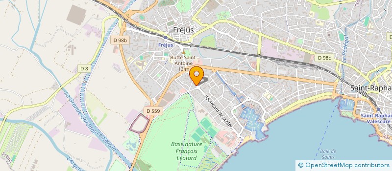 localisation de l'entreprise CLINIQUE MEDITERRANEE à FREJUS