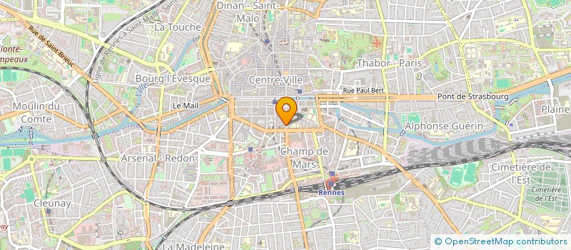 localisation de l'entreprise CLINIQUE MICRO TRANSPLANTATION CAPILLAIR à RENNES
