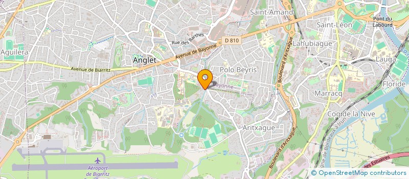 localisation de l'entreprise CLINIQUE MIRAMBEAU  ANGLET