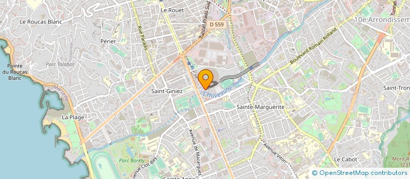 localisation de l'entreprise CLINIQUE MONTICELLI-VELODROME à MARSEILLE