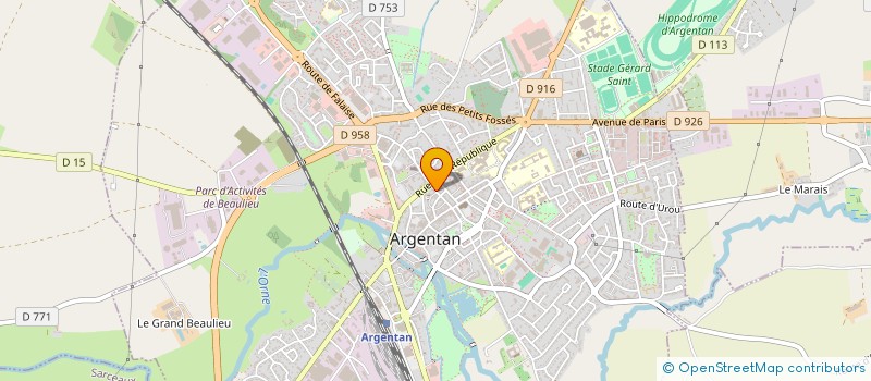 localisation de l'entreprise CLINIQUE NOTRE DAME à ARGENTAN