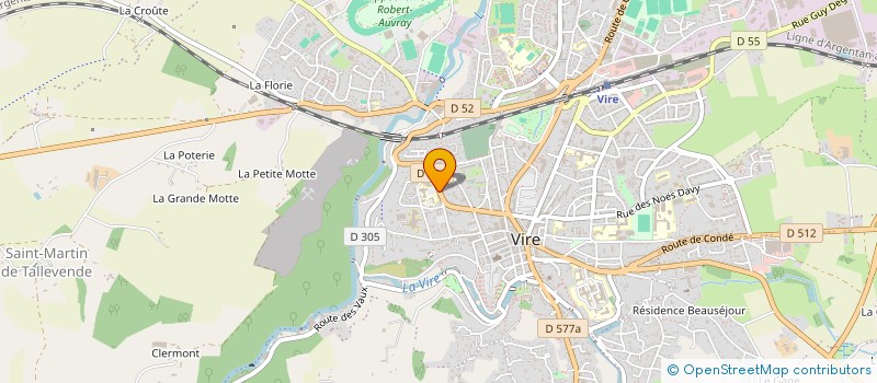 localisation de l'entreprise CLINIQUE NOTRE DAME à VIRE NORMANDIE