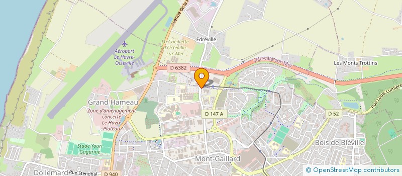 localisation de l'entreprise CLINIQUE OCEANE à LE HAVRE