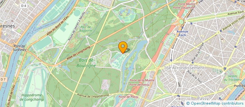 localisation de l'entreprise CLINIQUE OPHTALMO LAMARTINE à PARIS