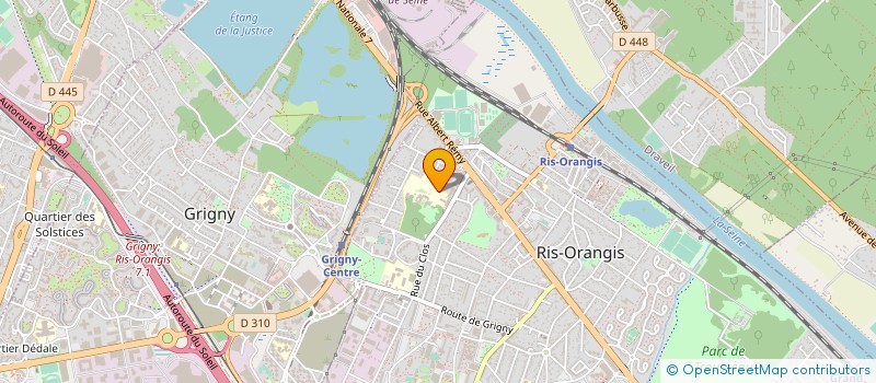 localisation de l'entreprise CLINIQUE PASTEUR à RIS-ORANGIS