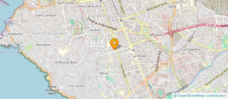 localisation de l'entreprise CLINIQUE PERIER IMMOBILIER à MARSEILLE