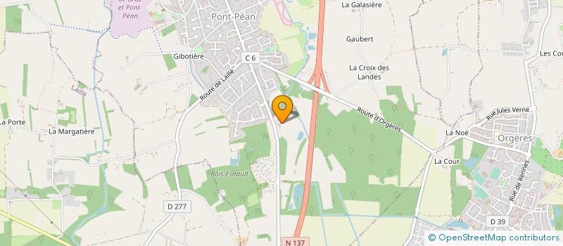 localisation de l'entreprise CLINIQUE PHILAE  PONT-PEAN