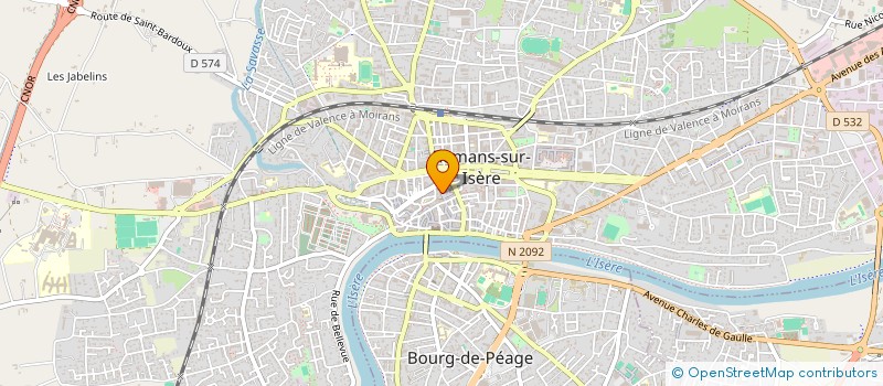 localisation de l'entreprise CLINIQUE PHONE à ROMANS-SUR-ISERE
