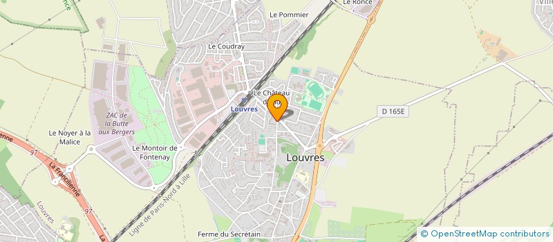 localisation de l'entreprise CLINIQUE RADIOLOGIQUE LOUVRES SCM à LOUVRES
