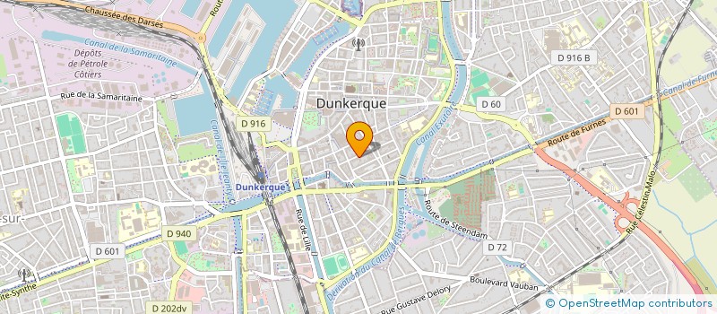 localisation de l'entreprise CLINIQUE RADIOLOGIQUE SOUBISE à DUNKERQUE