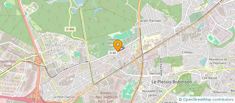 localisation de l'entreprise CLINIQUE ROUPPERT JP ET P LAGIER VEREZ à CLAMART