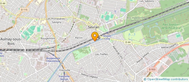 localisation de l'entreprise CLINIQUE SAINT MARTIN à SEVRAN