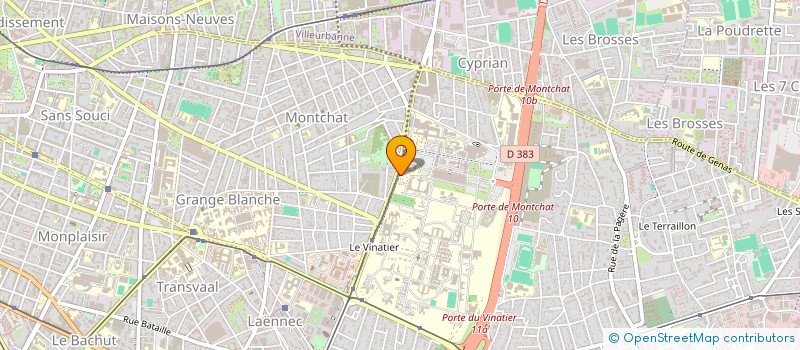 localisation de l'entreprise CLINIQUE SAINT-VINCENT DE PAUL  BRON