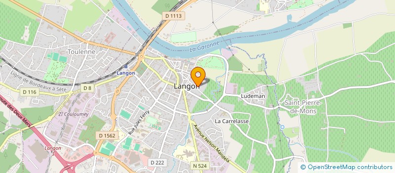 localisation de l'entreprise CLINIQUE SAINTE ANNE à LANGON