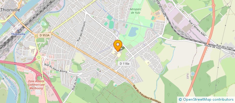 localisation de l'entreprise CLINIQUE SAINTE ELISABETH  YUTZ