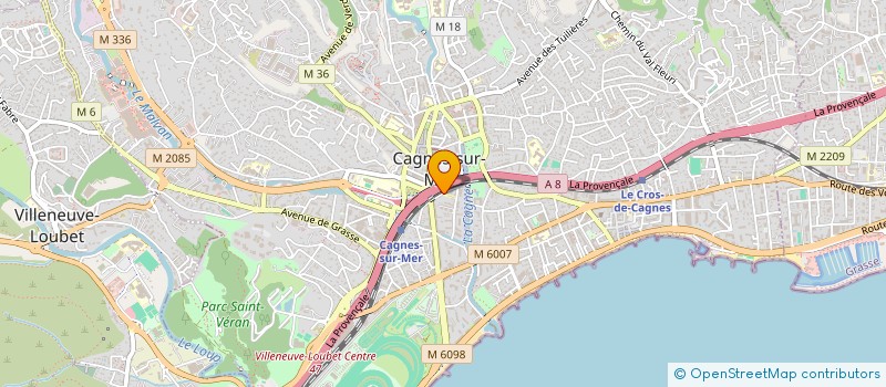 localisation de l'entreprise CLINIQUE SAINTE-JULIETTE à CAGNES-SUR-MER