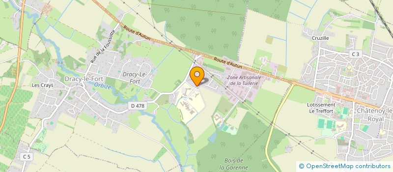 localisation de l'entreprise CLINIQUE VAL DRACY à DRACY-LE-FORT