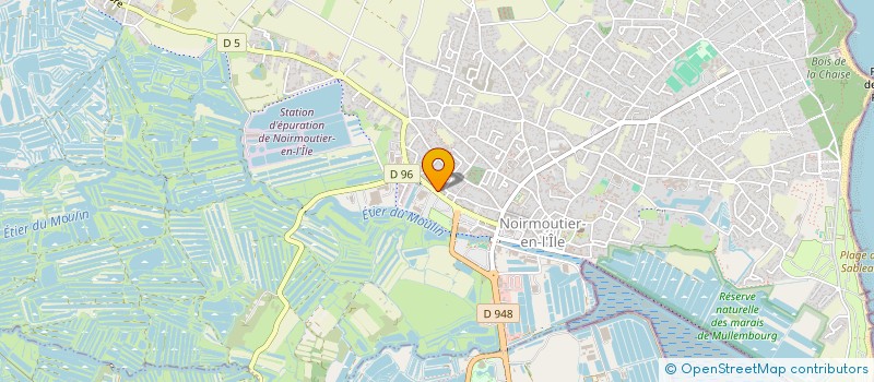 localisation de l'entreprise CLINIQUE VETERINAIRE ALCEA D'HER à NOIRMOUTIER-EN-L'ILE