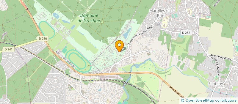 localisation de l'entreprise CLINIQUE VETERINAIRE DE GROSBOIS à MAROLLES-EN-BRIE