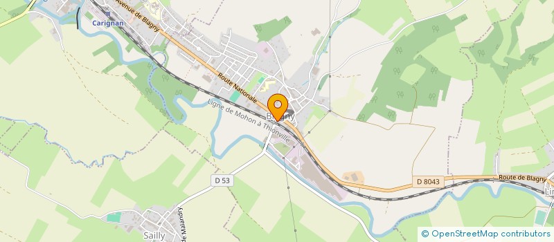 localisation de l'entreprise CLINIQUE VETERINAIRE DE LA CHIERS  CARIGNAN