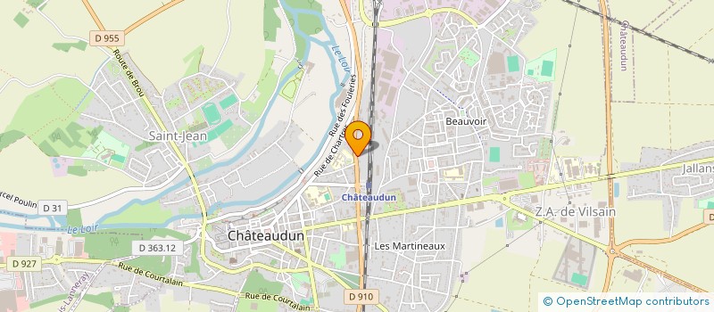 localisation de l'entreprise CLINIQUE VETERINAIRE DE LA GARE à CHATEAUDUN