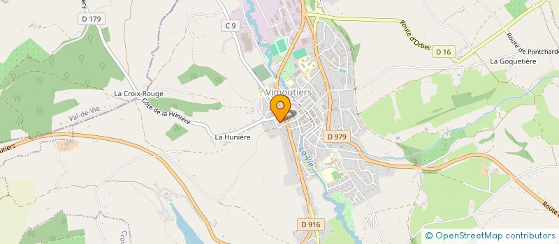 localisation de l'entreprise CLINIQUE VETERINAIRE DE VIMOUTIERS  VIMOUTIERS