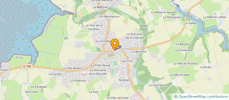 localisation de l'entreprise CLINIQUE VETERINAIRE DES DOCTEURS LHOMME & SOYER à BEAUSSAIS-SUR-MER