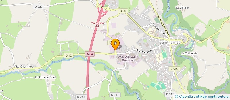 localisation de l'entreprise CLINIQUE VETERINAIRE DES ESTUAIRES à SAINT-JAMES