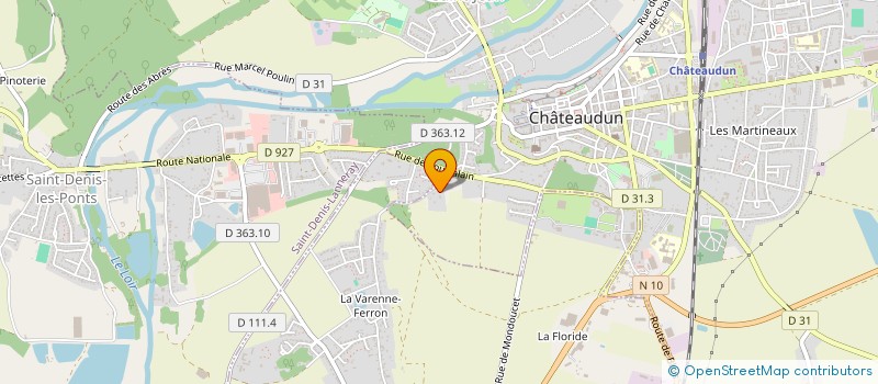 localisation de l'entreprise CLINIQUE VETERINAIRE DES MINIERES à SAINT-DENIS-LANNERAY