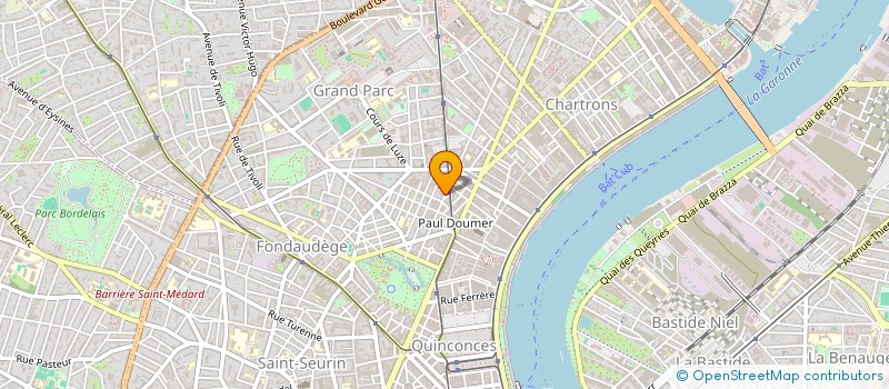 localisation de l'entreprise CLINIQUE VETERINAIRE DEVORT EMRINGER à BORDEAUX
