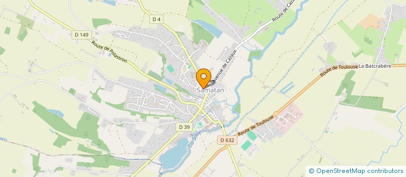 localisation de l'entreprise CLINIQUE VETERINAIRE DR LAVALADE ET FUSS à SAMATAN