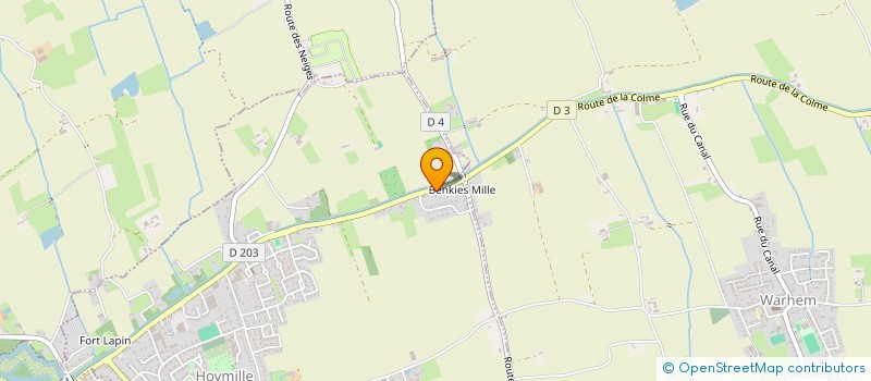 localisation de l'entreprise CLINIQUE VETERINAIRE DU CHENE VERT  HOYMILLE