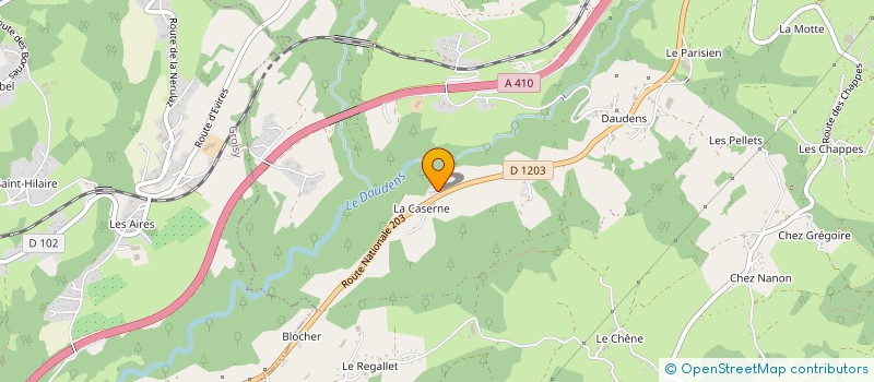 localisation de l'entreprise CLINIQUE VETERINAIRE DU DAHUT à GROISY