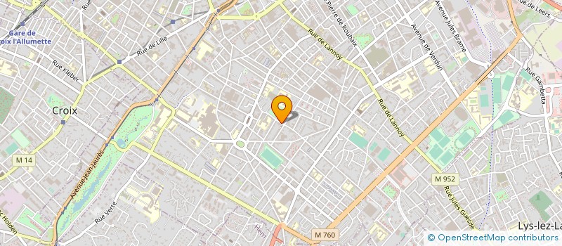 localisation de l'entreprise CLINIQUE VETERINAIRE KHAMELIS  ROUBAIX