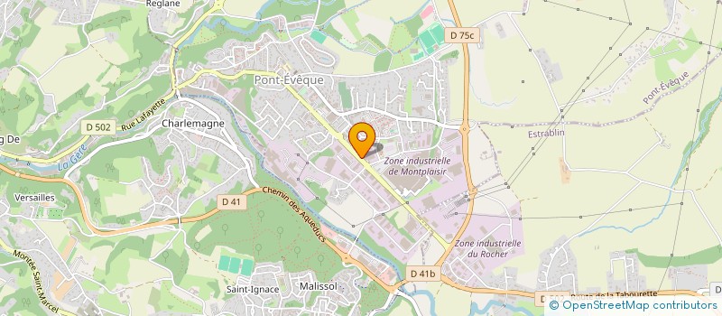 localisation de l'entreprise CLINIQUE VETERINAIRE LAFAYETTE à PONT-EVEQUE