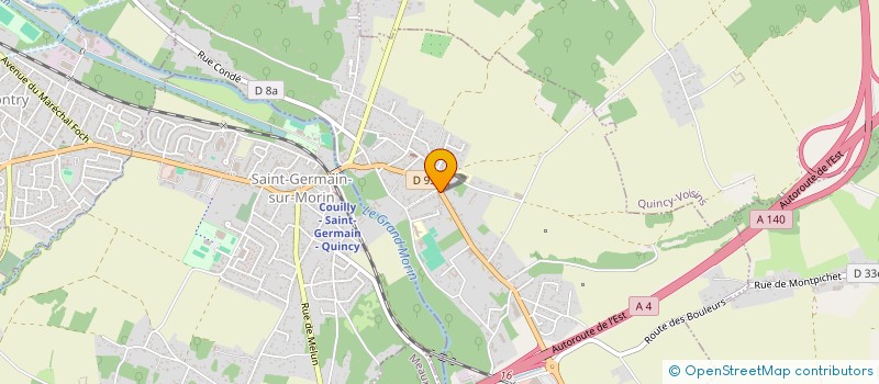 localisation de l'entreprise CLINIQUE VETERINAIRE LES ALOIS à COUILLY-PONT-AUX-DAMES