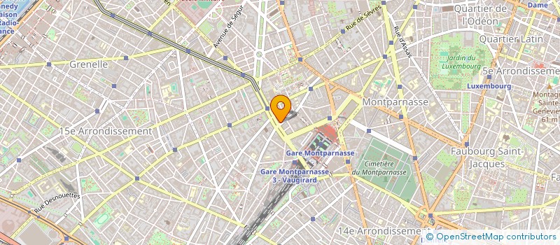 localisation de l'entreprise CLINIQUE VETERINAIRE PASTEUR à PARIS