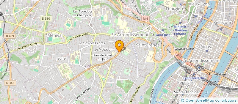 localisation de l'entreprise CLINIQUE VILLA DES ROSES à LYON