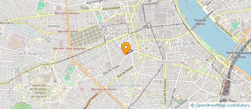 localisation de l'entreprise CLINIQUES AUTOUR DES PSYCHOSES  BORDEAUX