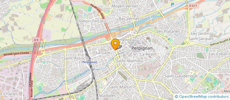 localisation de l'entreprise CLINIQUES ESTHETIQUE ET SILHOUETTE  PERPIGNAN