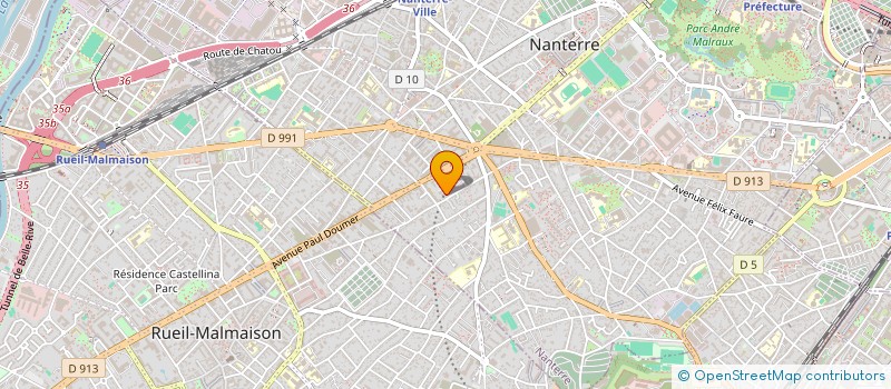 localisation de l'entreprise CLINISCIENCES à NANTERRE