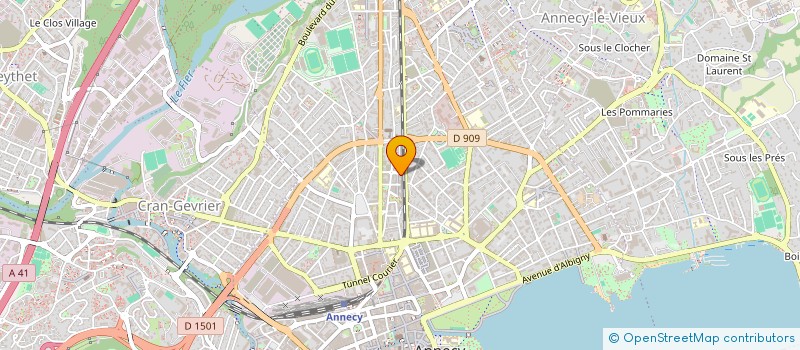 localisation de l'entreprise CLINIX à ANNECY