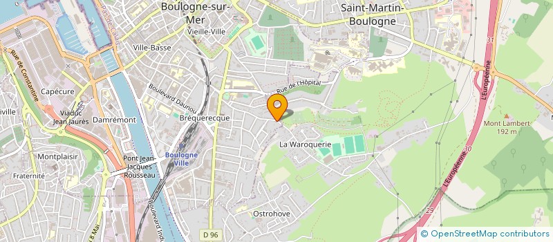 localisation de l'entreprise CLINTH LEON à BOULOGNE-SUR-MER