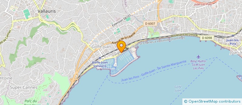 localisation de l'entreprise CLIO à VALLAURIS